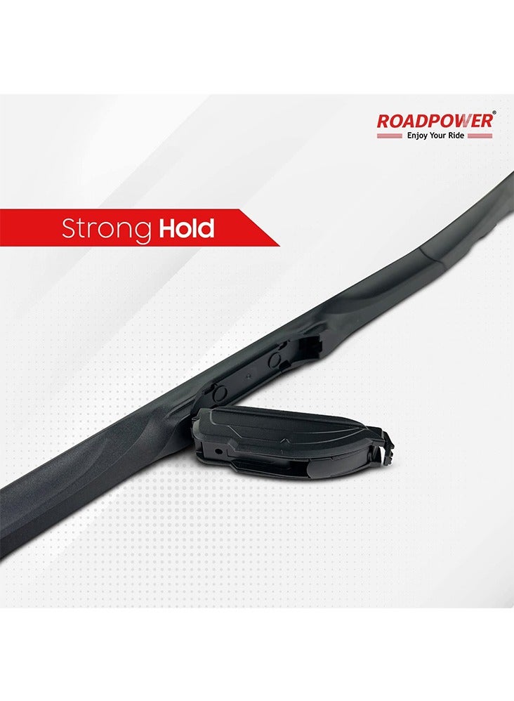 RoadPower 20 بوصة / 500 مم VP6 - شفرة ممسحة واحدة مع 8 خيارات مختلفة لوصلات التثبيت - Image 5