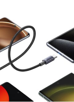 أوسامس كابل USB C، كابل USB-C إلى USB-C 2.0 مجدول من النايلون (C إلى C) متوافق مع iPhone 15/15 Plus/15 Pro/15 Pro Max وiPad Pro/Air/mini 6 وMacBook Pro/Air وGalaxy S23، هواوي P60، Xiaomi، إلخ-1.2M  - Image 3