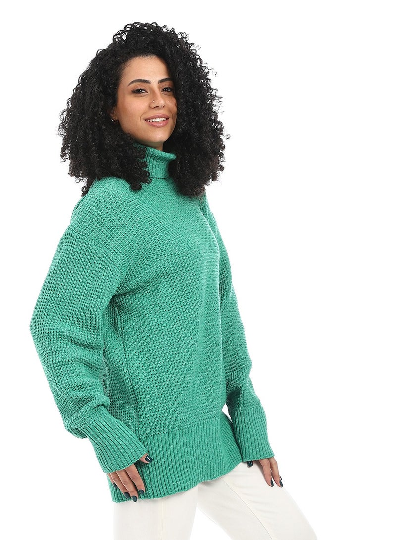 سيزار بلوفر صوف حريمي ب رقبة عالية - Image 3