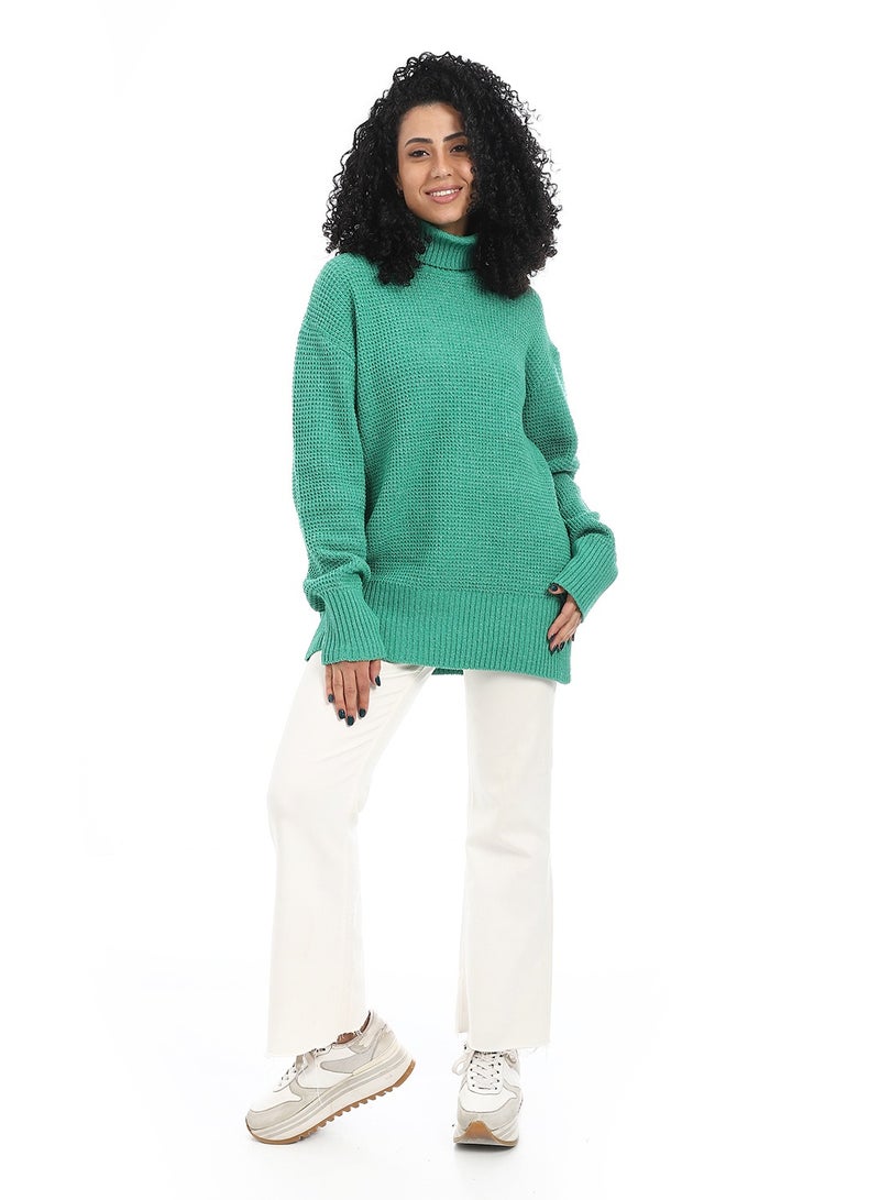 سيزار بلوفر صوف حريمي ب رقبة عالية - Image 2