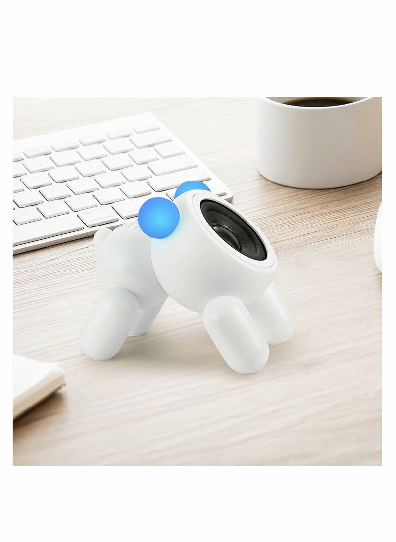 Y&D - Bluetooth Speaker, Portable Speaker Lightweight with Blue LED Light, True Wireless for Computer Smartphone Office Outdoor Travel - Image 1