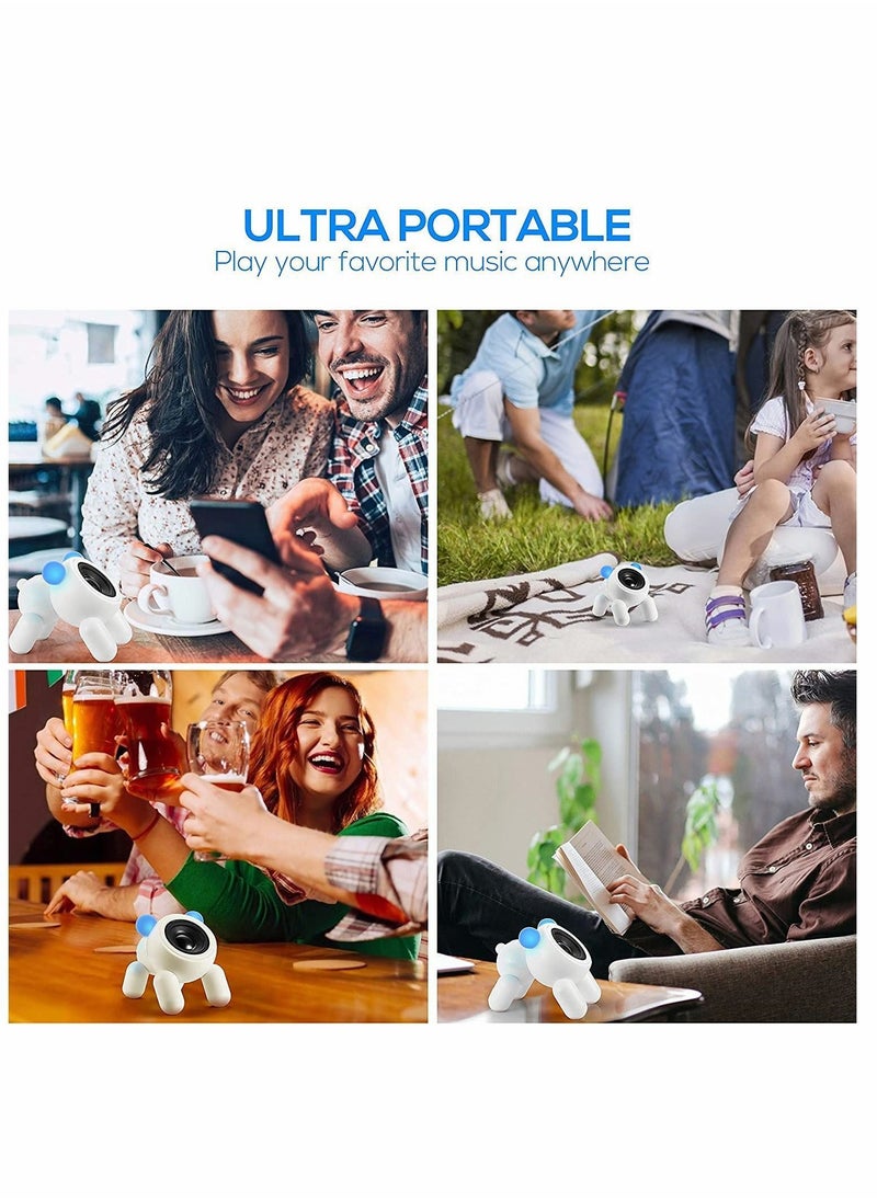 Y&D - Bluetooth Speaker, Portable Speaker Lightweight with Blue LED Light, True Wireless for Computer Smartphone Office Outdoor Travel - Image 1