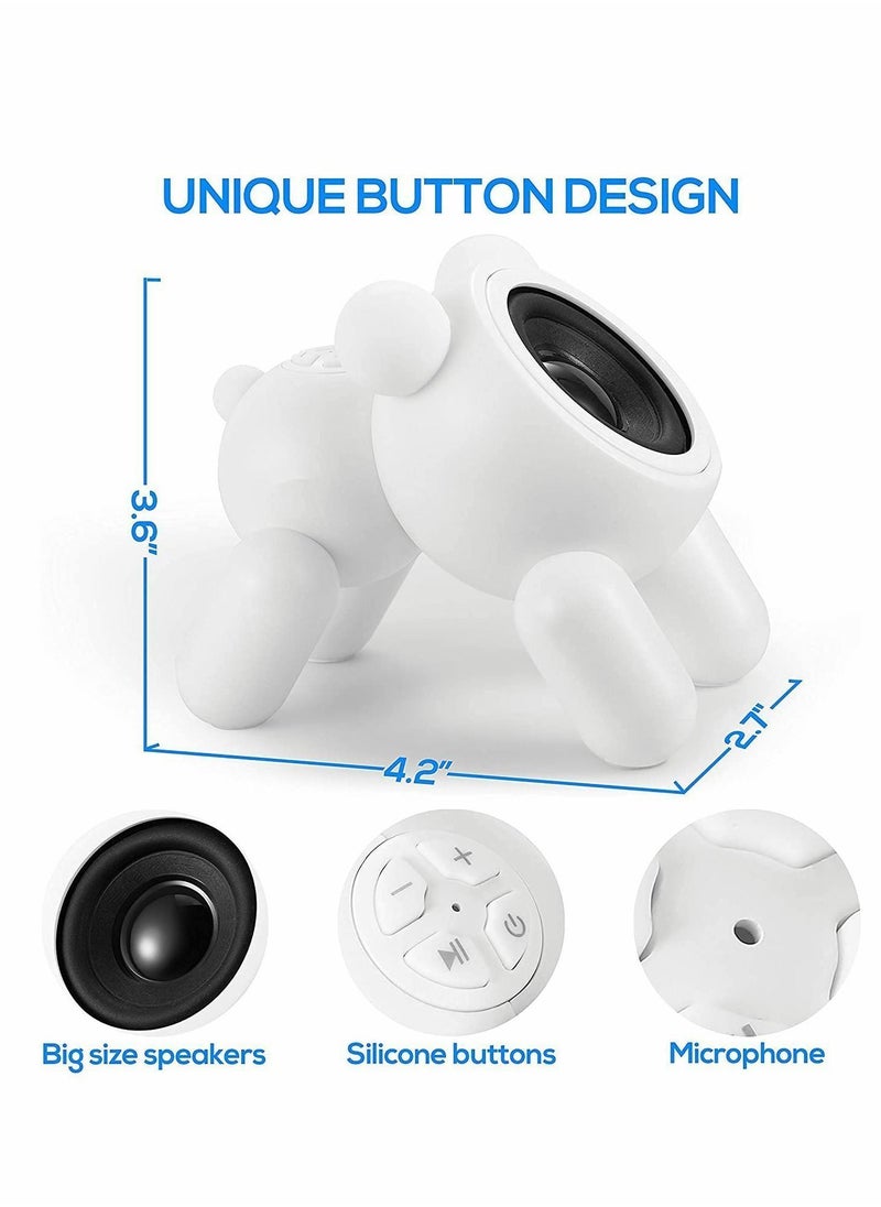 Y&D - Bluetooth Speaker, Portable Speaker Lightweight with Blue LED Light, True Wireless for Computer Smartphone Office Outdoor Travel - Image 1