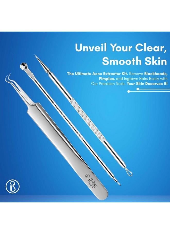 Acne Extractor Kit, Blackhead Tweezers And Needle, Pimple Remover Tools, Ingrown Hairs And Facial Impurities Removal Set - pzsku/ZF5E165312A2390DB39B4Z/45/_/1735566870/c51b5a2e-8b71-40d9-a4cd-f45373d34454