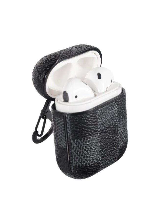 HALAMODO AirPods Case Cover for AirPod 2&1 Full-Body Protective Hard Shell Leather Airpods Protective Cover Case with Keychain for AirPods Wireless Charging Case  - Image 3