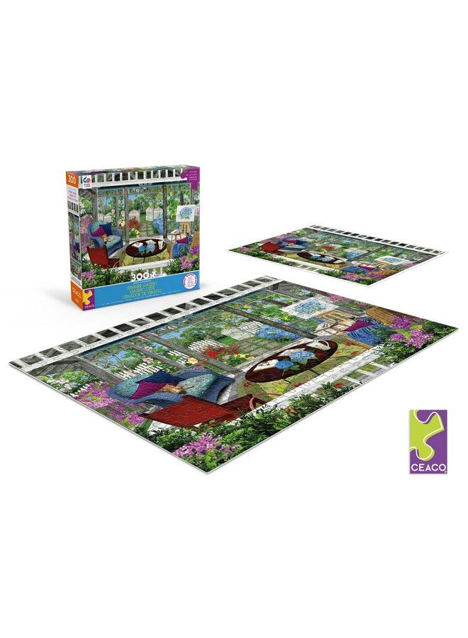 Ceaco Tracy Flickinger Summer Gazebo Oversized 300 Piece Jigsaw Puzzle - Image 3