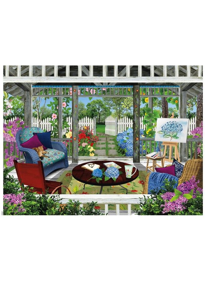 Ceaco Tracy Flickinger Summer Gazebo Oversized 300 Piece Jigsaw Puzzle - Image 1