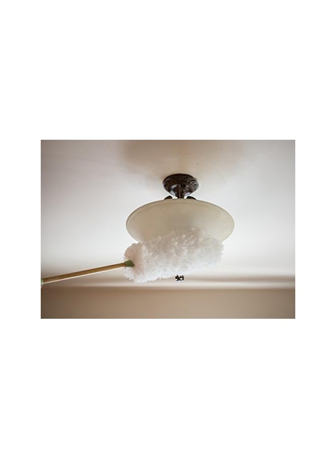 vesus أداة تنظيف الغبار من الألياف الدقيقة مع مقبض مصنوع من الخيزران المستدام - Image 3