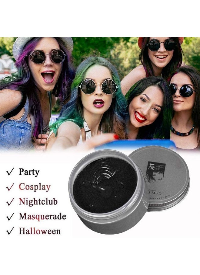 Temporary Hair Color Wax Professional Diy One Time Hair Wax Dye Styling Cream Mud Washable Hair Paint Wax For Party Cosplayclub Women Men (Black) - pzsku/ZF5E1875646694316C28FZ/45/_/1696664412/4bb0ff7b-f21d-4b60-98af-e4d4ff7d7887