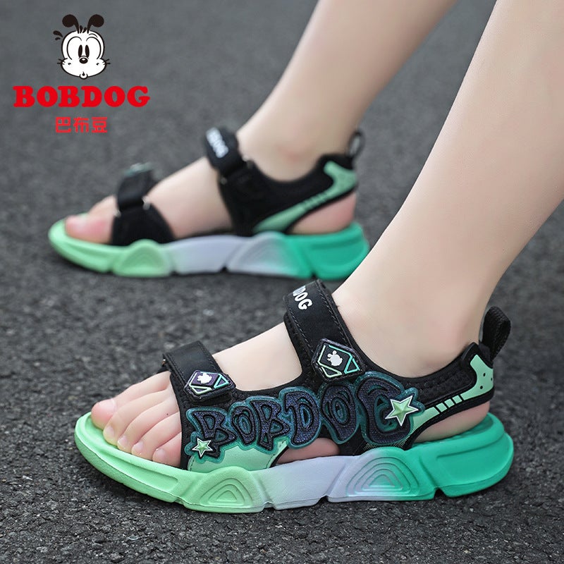 Babu Bean Sandals Summer Boys Sandals Large Children Non-Slip Soft Sole Lightweight Boys Beach Shoes - Image 4