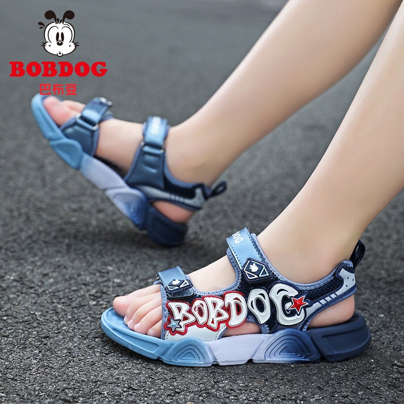 Babu Bean Sandals Summer Boys Sandals Large Children Non-Slip Soft Sole Lightweight Boys Beach Shoes - Image 3