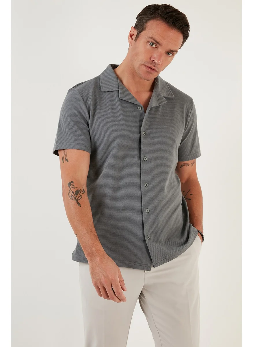 Buratti Cotton Regular Fit Short Sleeve Shirt Men's Shirt 5902640
