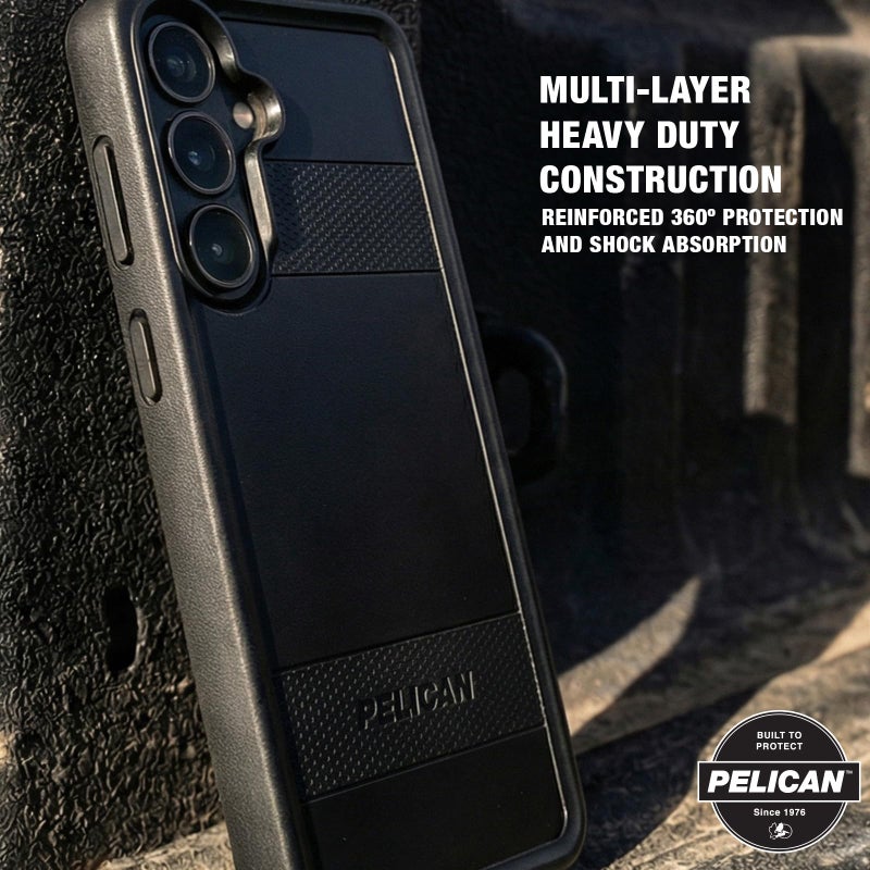 Pelican Protector Samsung Galaxy S26 Case [Magnetic and Wireless Charging] Rugged Phone Cover with 16ft Military-Grade Drop Protection - Heavy Duty Protective Case for Samsung Galaxy S26 6.3" - Black - Image 5