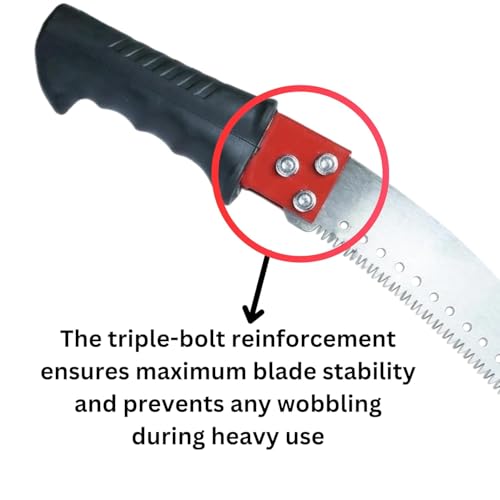 Veltrix 21-inch Pruning Hand Saw with Single Hook Blade | Sharp Heavy Duty Tree Saw for Branch Cutting & Woodworking | Lightweight Durable Landscaping Tool for Gardening and Outdoor Use - Image 5
