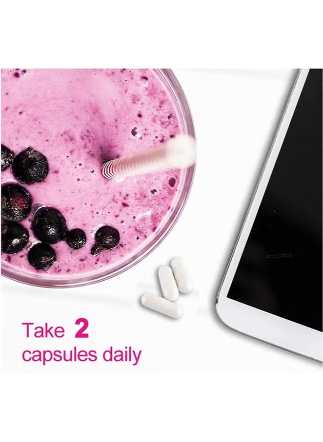 لايفسل ببتيدات الكولاجين الفائقة + فيتامين C والبيوتين، 3 جم كولاجين لكل حصة، خالي من الغلوتين، يعزز صحة الشعر، البشرة الجميلة، ودعم الأظافر، مكمل غذائي، 60 كبسولة - Image 3