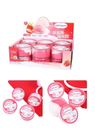 Rubber Clay Inspired Gelatin Ice Cream Strawberry Dual Colors Attractive Colors Single Piece - pzsku/ZF5E1DBA0C8DD86F90AE1Z/45/1744381616/3ebee063-bf75-4457-8f1c-35aa13d3a707