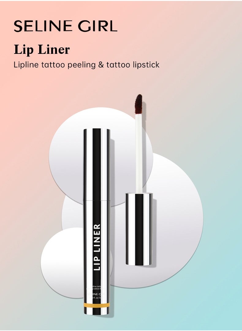 SELINE GIRL 3Pcs Peel Off Lip Liner,Matte Lip Liner,Waterproof Long Lasting Highly Pigmented Color Peel Off Lip Stain Lipsticks Makeup for Women  - Image 2