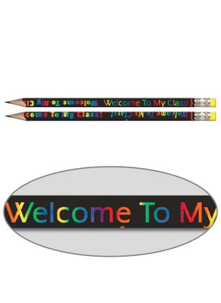 Welcome To My Class Pencils - Sharpened - 12 Sharpened Pencils - pzsku/ZF5E1FDB16FCE314326CDZ/45/_/1731927297/42c0c579-bee6-46f9-9dff-d8de5ba1be43