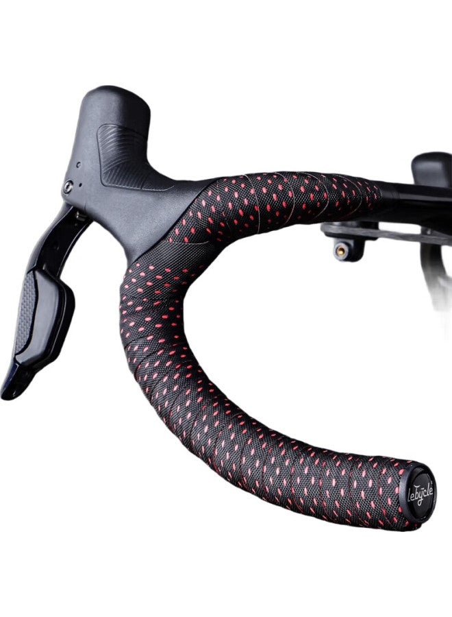 LeBycle Bicycle Handlebar Tape, Road Bike Grip Tape, Colorful Wear-Resistant Anti-Slip Cycling Equipment, Handlebar Wrap, Accessories, Breathable, Durable, Wear-Resistant, Shock-Absorbing, Pu Leather + Eva Filling - Image 1