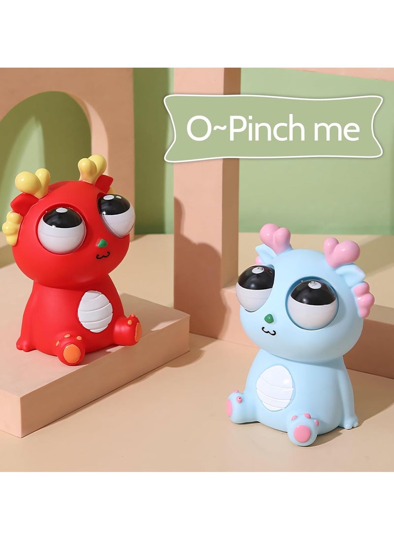 general 2024 Squeeze Stress Relief Toy Eye Popping Dragon Funny Eyeball Burst Toys Pop Out Eyes Toy for Birthday Gifts,Party Favors,Ideal Gift for All Occasions,Green - Image 2