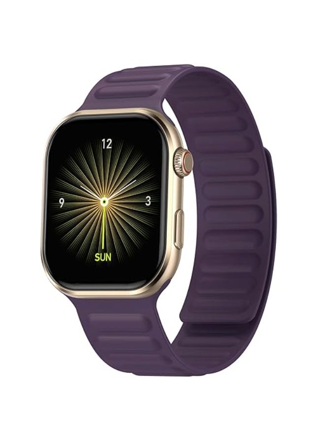 Fire-Boltt Brillia Smart Watch 2.02” Super AMOLED Display, Bluetooth Calling, SpO2, Heart Rate Monitor, 120+ Sports Modes, Fitness Tracker, Voice Assistant, Smart Watch for Man & Women - Image 1