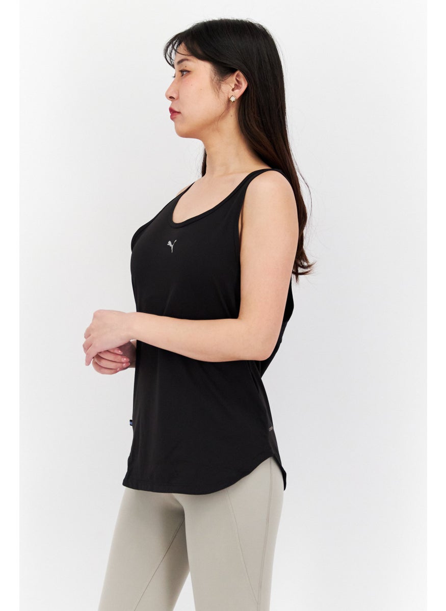 PUMA Women Sportswear Fit Sleeveless Training Top, Black  - Image 4