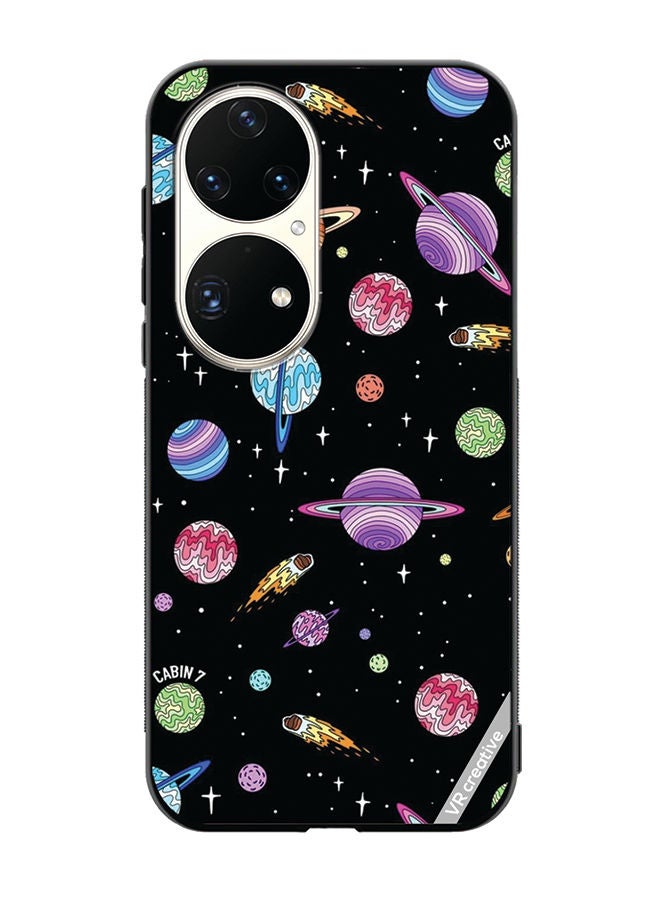 VR CREATIVE Protective Case Cover For Huawei P50 Pro Astranaut Design Multicolour - Image 1