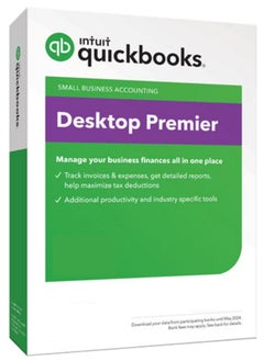 Intuit QUICKBOOKS PREMIER 2024 EDITION - 2 USERS, DESKTOP LICENSE, DIGITAL KEY 