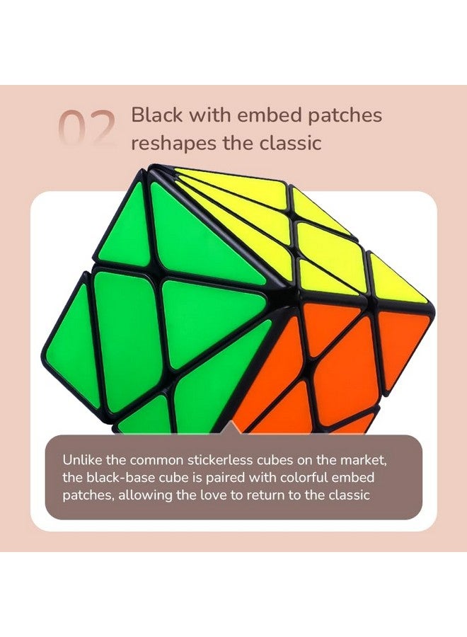 Cubelelo Cubelelo Drift Axis (Tiled) Magic Cube Puzzle | Unique Shape Mod with Premium Design, Smooth Finish Toy for Intermediate and Advanced Solvers | Suitable for Adults & Kids Ages 3 and Above  - Image 4