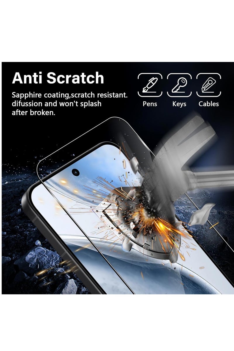 Fankalo [2 Packs]Screen Protector for vivo X200 FE High Transmittance Glass Scratch Resistant Tempered Glass - Image 3