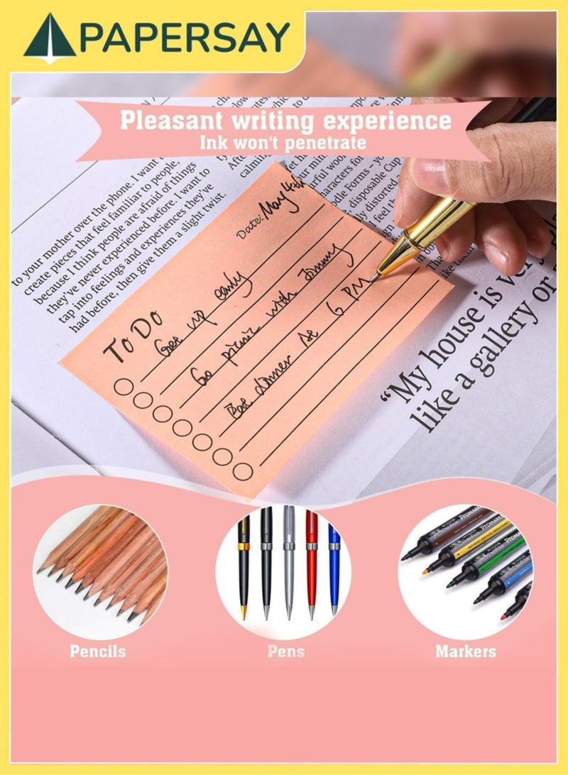 Generic to Do List Sticky Notes 9 Pack, Self-Stick Sticky Notes, Colorful Sticky Notes Pad with Lines, Do List Notepads for School Office Meeting Home Plan Reminder Stationery Supplies(450 Sheets)  - Image 2