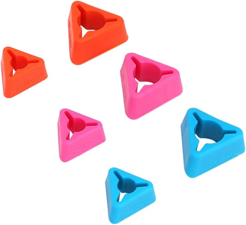 Coopay Coopay 19pcs Knitting Needles Point Protectors MultiColored Rubber Knit Needle Tip Cap Stoppers with Compartment Box  Ideal Knitting  Crochet Supplies Gift for 7mm to 15mm Needle - Image 5