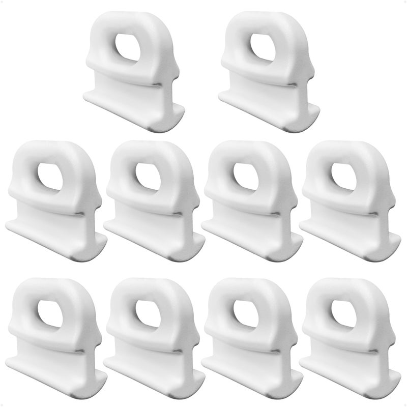 Five Oceans 10Pack Sail Slide Internal Track 716Inch 11mm Internal Mast Track Slide for Small to MediumSized Sailboats Cruising Yachts Ketches and Yawls FO2870 - Image 2
