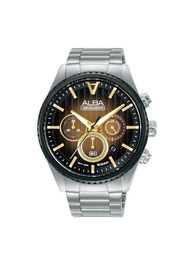 Alba Stainless steel Chronograph Wrist Watch AT3H95X1
