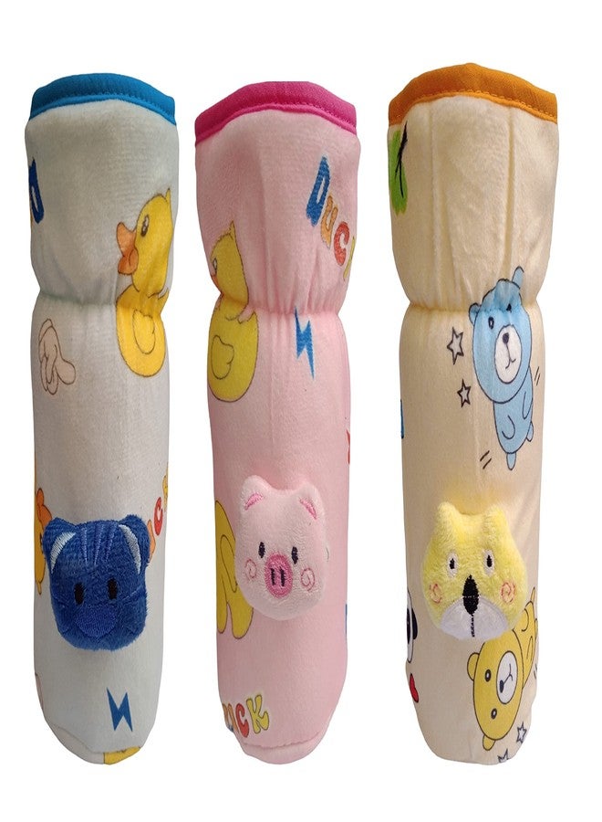 Aplam Chaplam Bottle Cover for Philips Avent/Wide Neck/Narrow Neck Feeders Soft Plush Stretchable Baby Feeding Bottle Cover with Easy to Hold Strap (200ml, 240ml, 250ml, 260ml, 330ml- Pack of 3) - Image 1