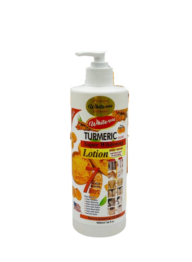 White Gold Turmeric Body Lotion 500 ML