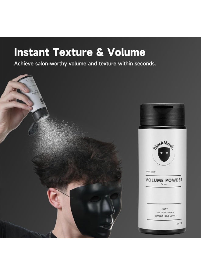 Black Mask BlackMask 2 Pack Texture Powder for Men, Hair Powder for Men - Image 3