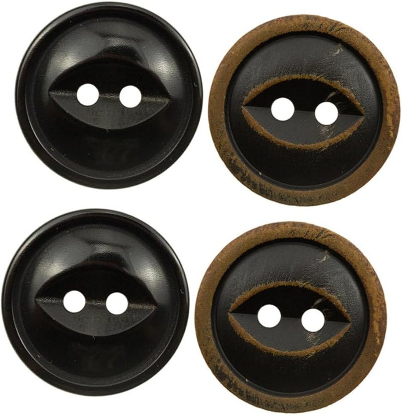 أزرار زخرفية بأسلوب كلاسيكي قديم للملابس، 40 قطعة للقمصان والمعاطف والسترات الصوفية - Image 2