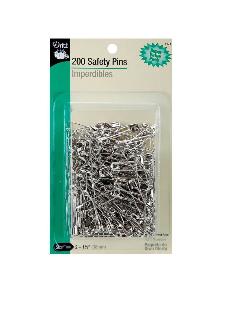 Dritz Safety Pins 200pcs Size 2 - pzsku/ZF5E3083719D3E15EE5E3Z/45/_/1651644036/ba75b0ad-b0bb-4218-b4a7-3acd79071273