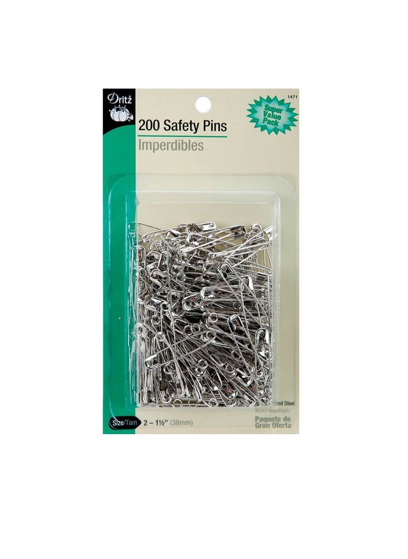 Dritz Safety Pins 200pcs Size 2 - pzsku/ZF5E3083719D3E15EE5E3Z/45/_/1651644037/d5ccd572-27c3-46a3-a69d-67a7b4d8440f