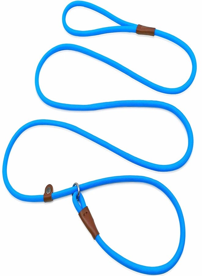 MayPaw Slip Lead Control Leash for Dogs No Pull, 13+ Colors Classic Dog Lead 7FT Pet Slip Leash, 1/4” Rope Leashes for Small Medium Animals (7ft*1/4", Blue) - Image 1