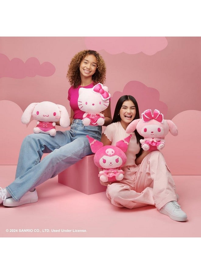 Hello Kitty هالو كيتي والأصدقاء - هالو كيتي دمية قماشية وردية 12 بوصة - Image 4