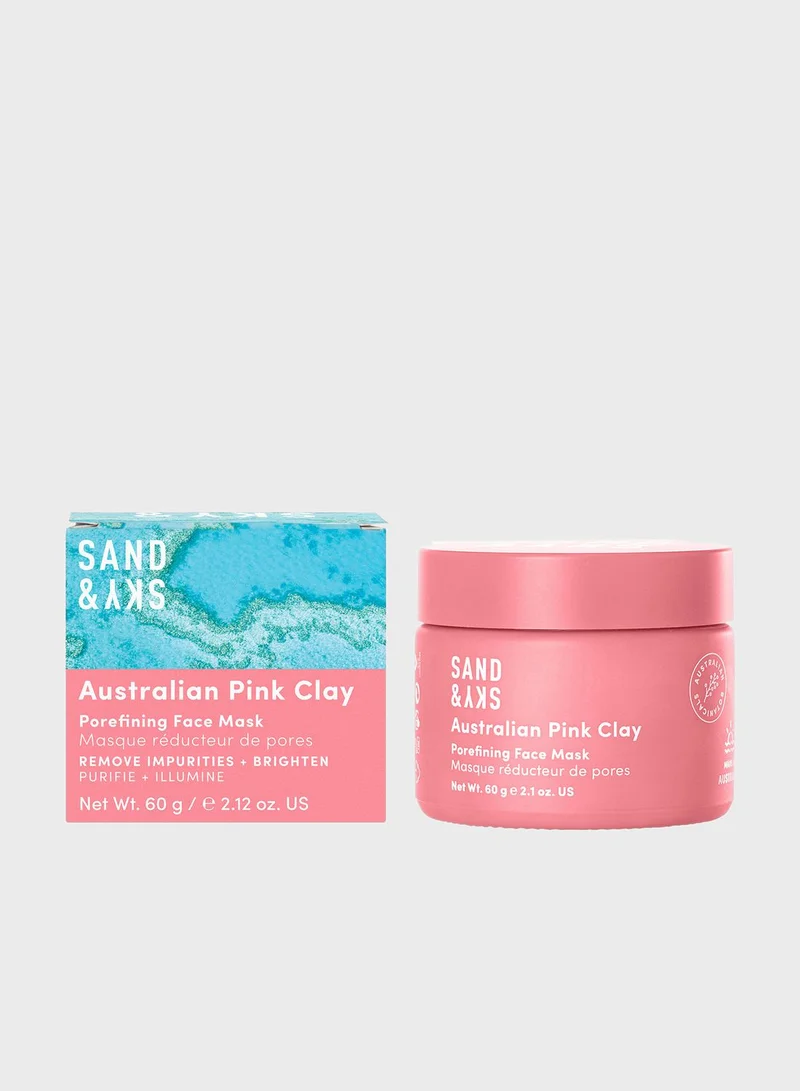 Sand & Sky Australian Pink Clay Face Mask 60g