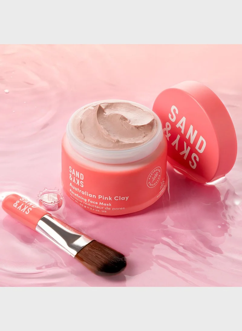 Sand & Sky Australian Pink Clay Face Mask 60g