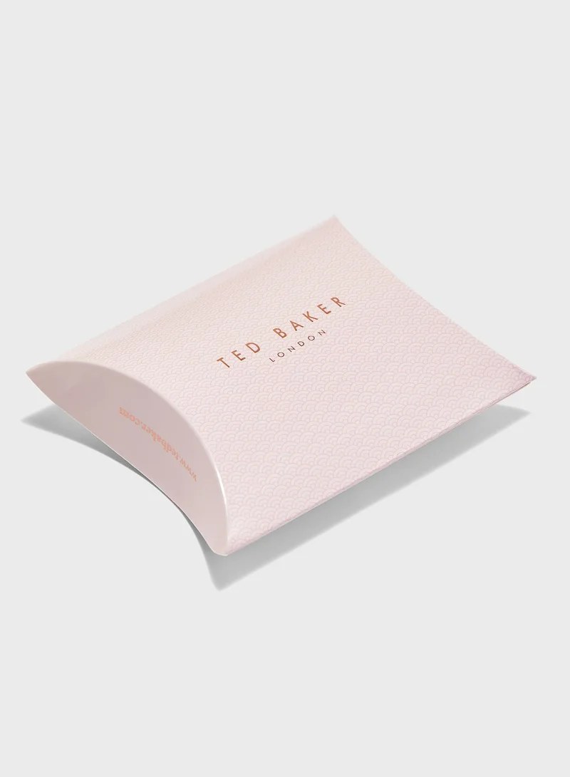 Ted Baker Bellesa Biscuit Button Ultra Fine Cuff Bracelet
