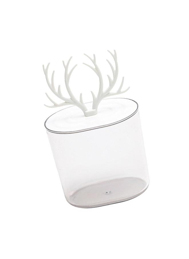 Thoraya - Multifunctional Toothpick Holder Large Capacity Dustproof Transparent Cotton Swabs Storage Box for Home - Image 1