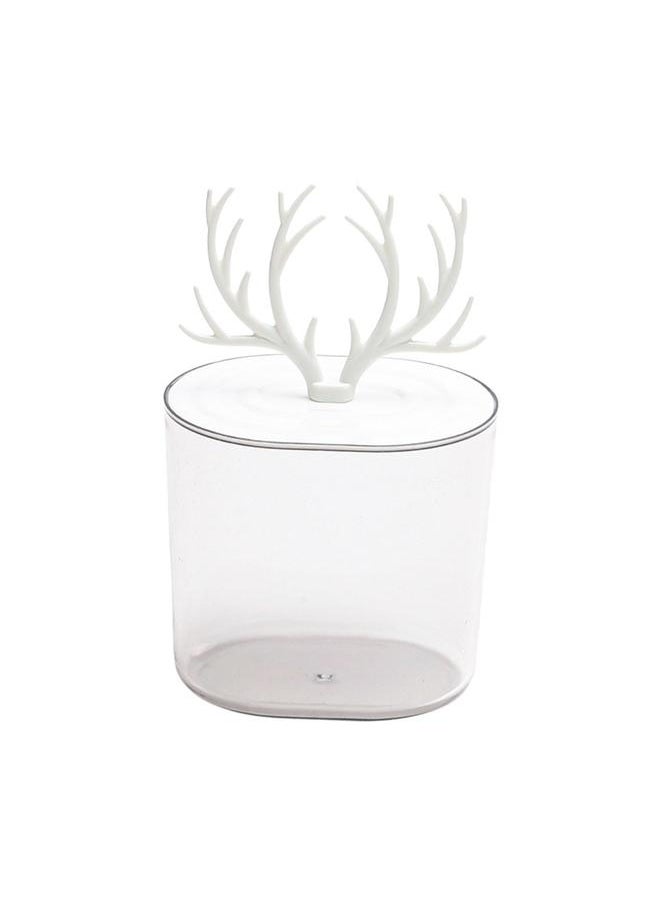 Thoraya - Multifunctional Toothpick Holder Large Capacity Dustproof Transparent Cotton Swabs Storage Box for Home - Image 1