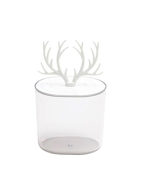 Multifunctional Toothpick Holder Large Capacity Dustproof Transparent Cotton Swabs Storage Box for Home