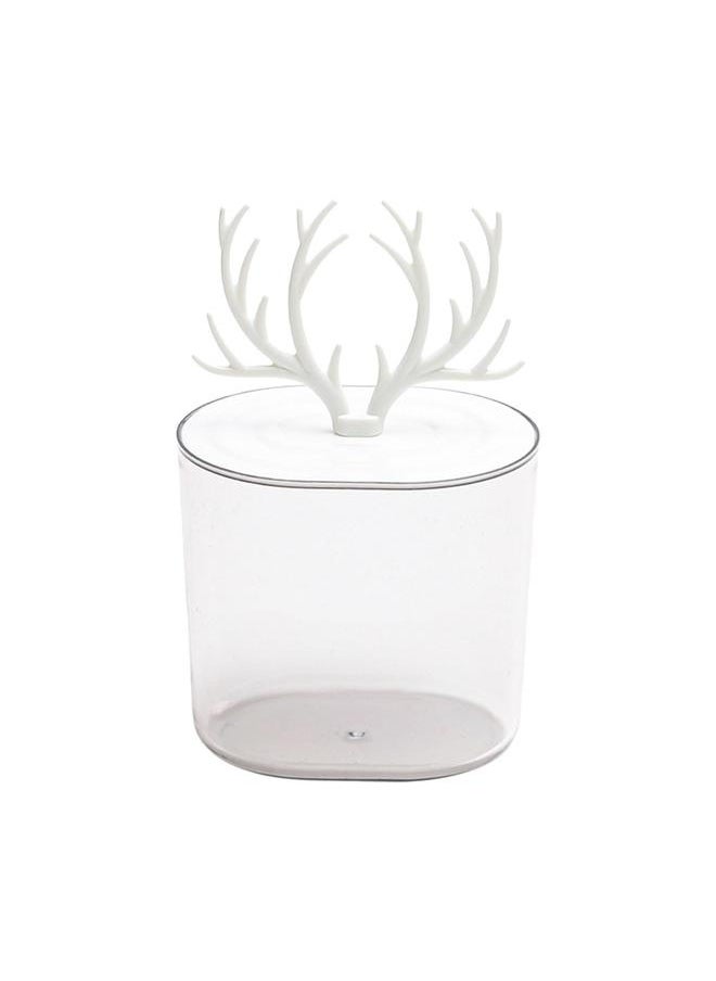 Thoraya - Multifunctional Toothpick Holder Large Capacity Dustproof Transparent Cotton Swabs Storage Box for Home - Image 1