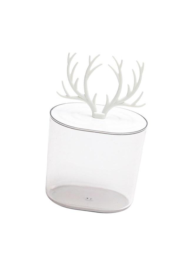 Thoraya - Multifunctional Toothpick Holder Large Capacity Dustproof Transparent Cotton Swabs Storage Box for Home - Image 1